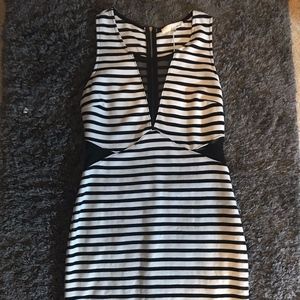 Stripped Bodycon dress